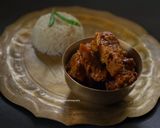 A picture of step 8 of Mutton Jhol.