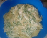 Foto del paso 4 de la receta: Fideos con crema de jamón y verdeo