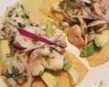 A picture of step 12 of Aguachiles seafood.