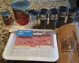 A picture of step 1 of Meat sauce for spaghetti.