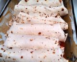 A picture of step 6 of Enchilada Burritos.