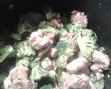 A picture of step 4 of Pork and broccoli.