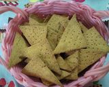 A picture of step 9 of No-Oil Added Okara and Sweet Potato Crunchy Sticks.