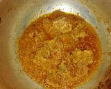 A picture of step 6 of Mutton lady finger😋.