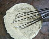 A picture of step 2 of Cornmeal honey cookies.