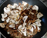 A picture of step 8 of What do I have beef stroganoff style.