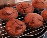 A picture of step 5 of Easy Basic Chocolate Chunky Muffins.