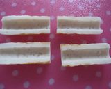 A picture of step 1 of Pizza-style Chikuwa.