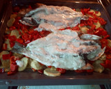 Foto del paso 4 de la receta: Lubina al horno con costra de bechamel