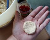 A picture of step 3 of Vickys Cherry Snowballs, GF DF EF SF NF.