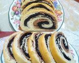 Foto langkah ke 6 dari resep Roti tawar motif (tanpa telur).