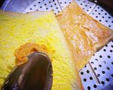 Foto langkah ke 3 dari resep Roti Tawar Ala Roti Boy Isi Keju Leleh AKA Melted Cheese Coffee Toast Airfryer.