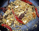 A picture of step 2 of Chettinad chicken curry.