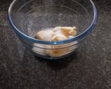 A picture of step 2 of 60 Second softy choc chip cookie (in a mug).