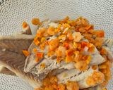 Une image de l'étape 2 de Gratin de la mer aux légumes fleurettes.