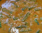 A picture of step 5 of Bhindi Punjabi Masala.