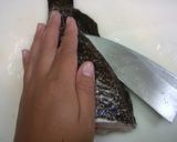 A picture of step 5 of Preparing Scorpion Fish Sashimi.
