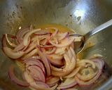A picture of step 2 of Goya & Crispy Pork Tossed with Chilli Mayo.