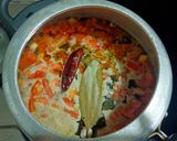 A picture of step 2 of Dal Makhani.