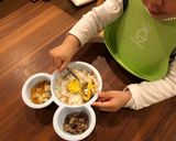 Hình bước làm 6 của món Chiên trứng với một cái đuôi
