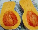 Foto langkah ke 2 dari resep Simple Roasted Stuffed Butternut Squash.