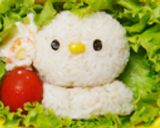 A picture of step 4 of Moi Bird Rice Ball ✿ Character Bento.