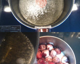 A picture of step 3 of Cherry Compote.