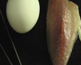 A picture of step 2 of Horse Mackerel Sashimi Tossed in Mustard Marinade.