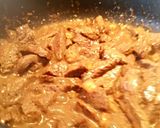 A picture of step 3 of Black Pepper Beef.