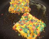 A picture of step 5 of Fruity Pebble Crusted French Toast.