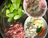 รูปขั้นตอนการทำที่ 1 ของ สะตอผัดกะปิกุ้งสด(สูตรเผ็ดน้อย)