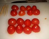 A picture of step 2 of Tomato Basil Pop 'Em's.