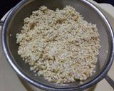 A picture of step 1 of Broken wheat & oats spinach croquettes.