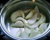 A picture of step 2 of Stewed New Potato, Sweet Onion, and Spring Cabbage.