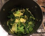 A picture of step 4 of Rough Chop Cabbage and White Bean Soup.