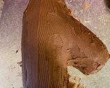 A picture of step 9 of Biscoff Christmas yule log.