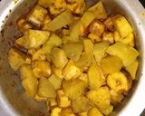 A picture of step 6 of Creamed Matoke and Sweet Potatoes.