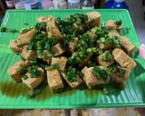 Hình bước làm 6 của món Đậu chiên tẩm hành