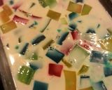 A picture of step 4 of Broken Glass Jell-O Dessert. ..