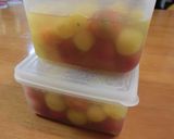 A picture of step 6 of Honey-Marinated Cherry Tomatoes.