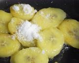 A picture of step 3 of Half-cooked Omelet Cake with Caramelized Bananas.