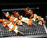 A picture of step 5 of Grilled Zucchini Ribbons.