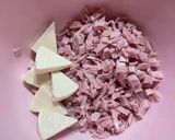 Foto del paso 1 de la receta: 🇨🇿 Šunková pomazánka - Untapán o aperitivo Checo 🇨🇿