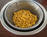 A picture of step 1 of Egg-free Chewy Corn Rolls.