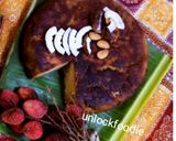 A picture of step 7 of KAKHARU PODA PITHA (pumpkin cake).