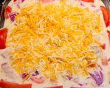 A picture of step 3 of Tomato Pie.