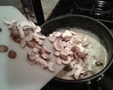 A picture of step 3 of Butter poached mushrooms..