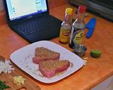 A picture of step 2 of Oriental Seared Tuna.