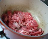 A picture of step 3 of Beef with Cream Sauce.