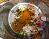 A picture of step 4 of Instant pot sambar rice / sadham.